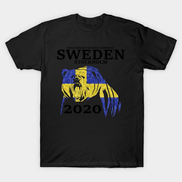 Sweden Scandinavia Europe Vacation Travel T-Shirt by Wikstroem